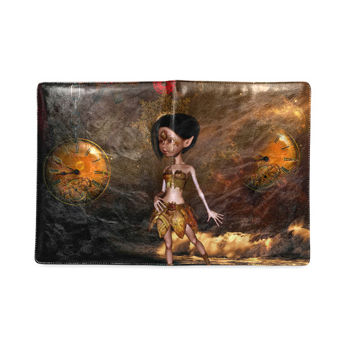 Sweet steampunk girl on the beach Custom NoteBook B5