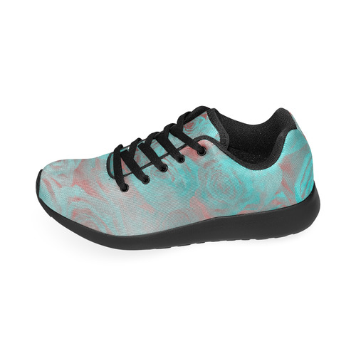 flowers roses Men’s Running Shoes (Model 020)