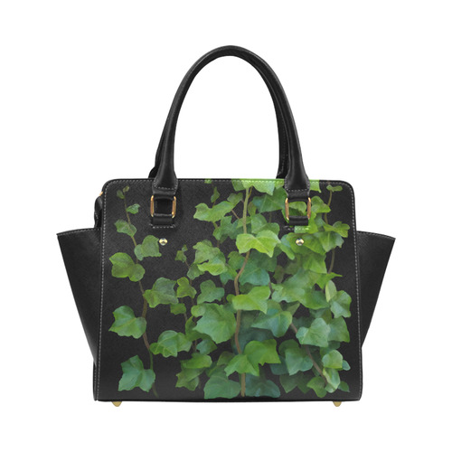 Vines, climbing plant watercolor Classic Shoulder Handbag (Model 1653)