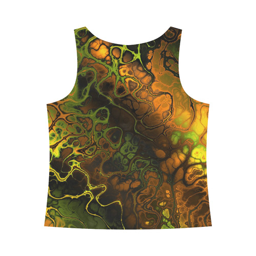 awesome fractal 35E by JamColors All Over Print Tank Top for Women (Model T43)