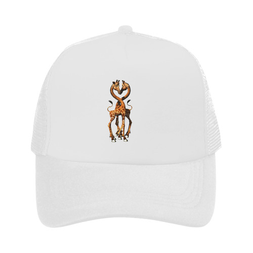 giraffe in love Trucker Hat