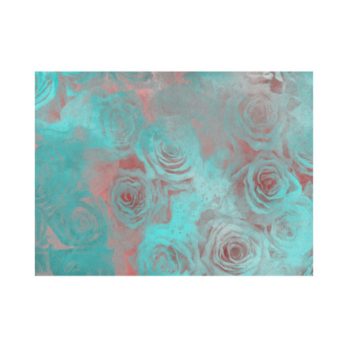 flowers roses Placemat 14’’ x 19’’ (Set of 6)