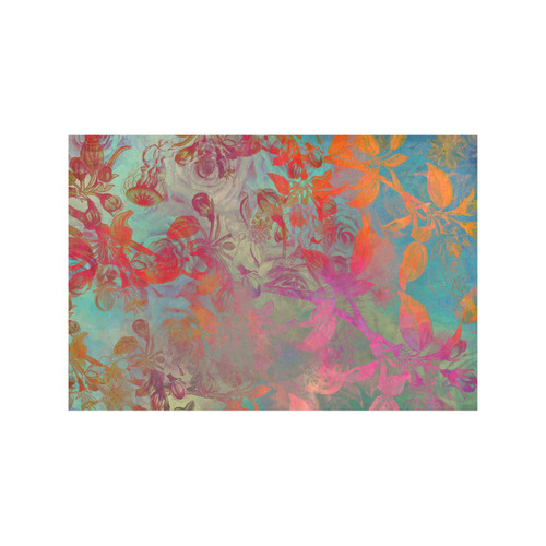 flowers roses Placemat 12’’ x 18’’ (Set of 4)