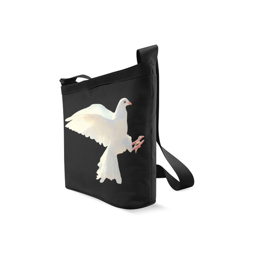 White Dove Peace Symbol Nature Bird Crossbody Bags (Model 1613)