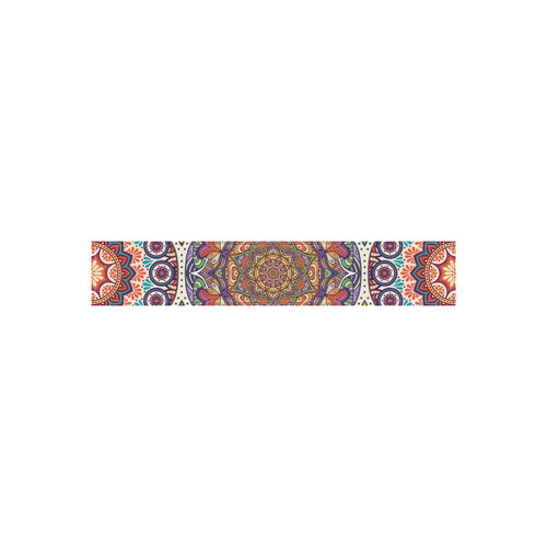 mandala Seamless tile pattern Women's Low Rise Capri Leggings (Invisible Stitch) (Model L08)