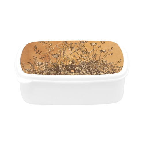 Brown flowers, vintage