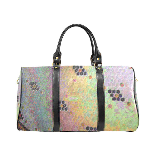 Enamel Hexagon Tile Scales Rainbow Colors New Waterproof Travel Bag/Small (Model 1639)