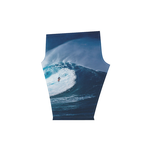 surfing Women's Low Rise Capri Leggings (Invisible Stitch) (Model L08)