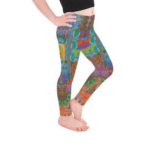 fiesta 5 v Kid's Ankle Length Leggings (Model L06)