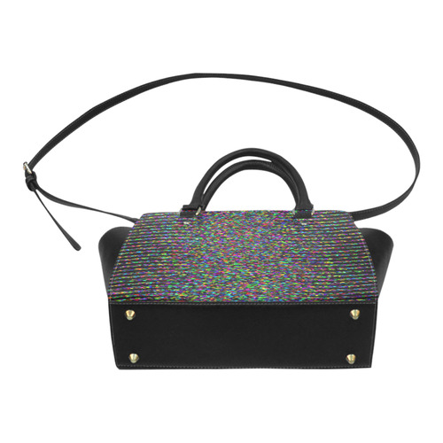 Rainbow Glitter Fantasy Classic Shoulder Handbag (Model 1653)