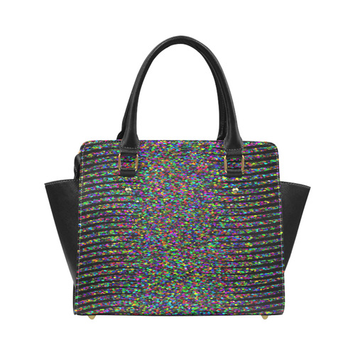 Rainbow Glitter Fantasy Classic Shoulder Handbag (Model 1653)