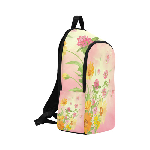 Wonderful flowers, soft colors Fabric Backpack for Adult (Model 1659)