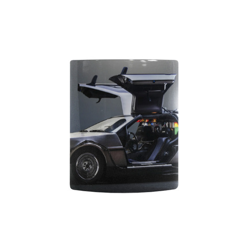 Delorean Time Machine Custom Morphing Mug