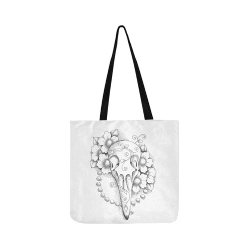 Ravenskull Tote Reusable Shopping Bag Model 1660 (Two sides)