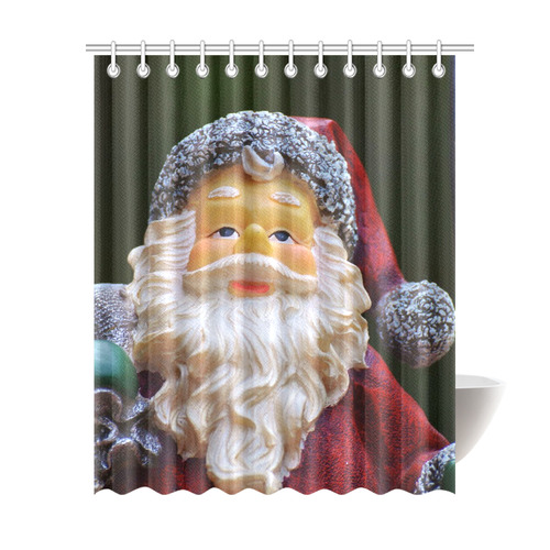 x-mas- Santa Claus A by JamColors Shower Curtain 69"x84"