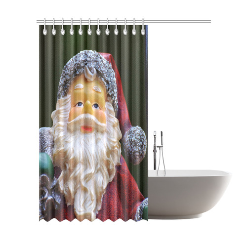 x-mas- Santa Claus A by JamColors Shower Curtain 72"x84"