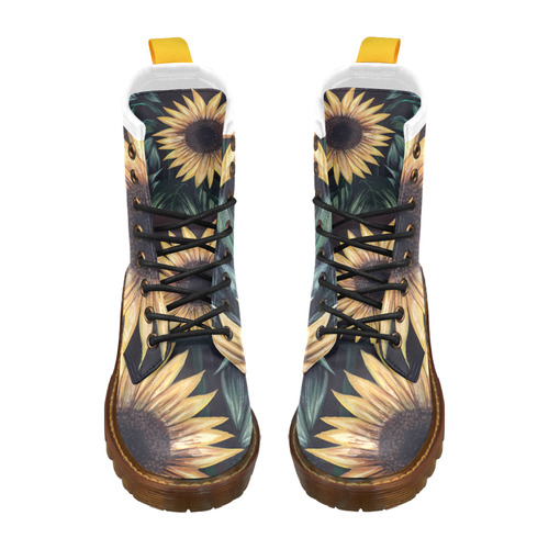 Sunflower Life High Grade PU Leather Martin Boots For Women Model 402H