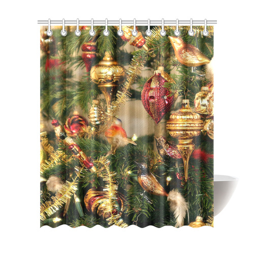 merry christmas 733B by JamColors Shower Curtain 72"x84"