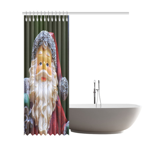 x-mas- Santa Claus A by JamColors Shower Curtain 72"x84"