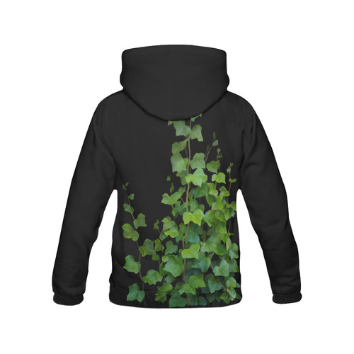 Vines, climbing plant watercolor All Over Print Hoodie for Women (USA Size) (Model H13)