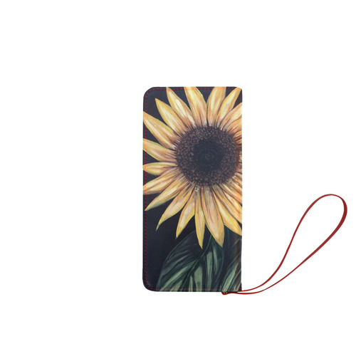 Sunflower Life Women's Clutch Wallet (Model 1637)