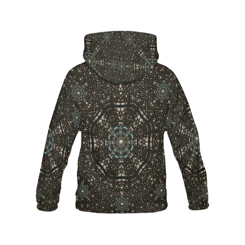 Pearl stars on a wonderful sky All Over Print Hoodie for Women (USA Size) (Model H13)