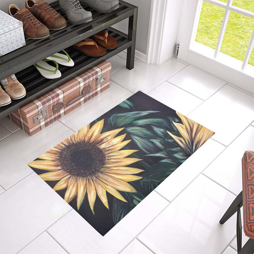 Sunflower Life Azalea Doormat 24" x 16" (Sponge Material)