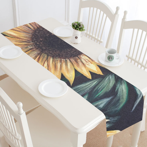 Sunflower Life Table Runner 16x72 inch