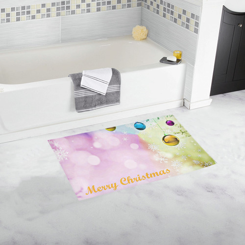 merry christmas 731A by JamColors Bath Rug 16''x 28''
