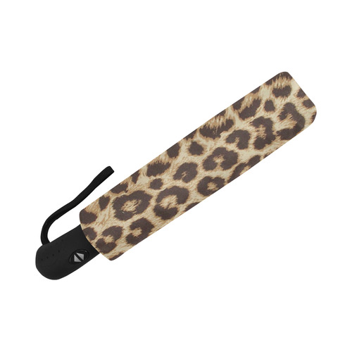 Leopard Print Auto-Foldable Umbrella (Model U04)