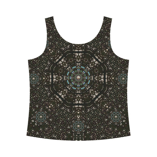 Pearl stars on a wonderful sky All Over Print Tank Top for Women (Model T43)