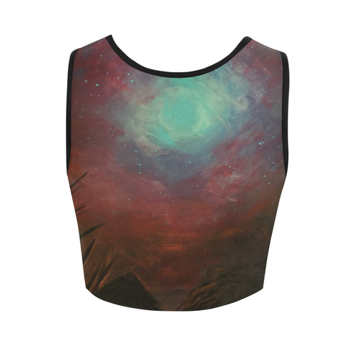 Spacious Sky Women's Crop Top (Model T42)