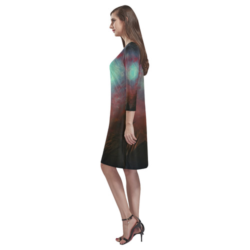 Spacious Sky Rhea Loose Round Neck Dress(Model D22)