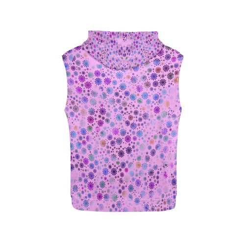 lovely shapes 4C by JamColors All Over Print Sleeveless Hoodie for Women (Model H15)