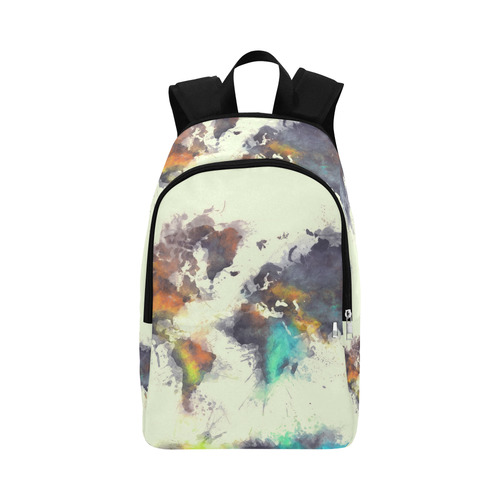 world map #world #map Fabric Backpack for Adult (Model 1659)