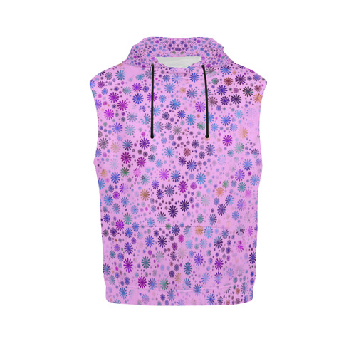 lovely shapes 4C by JamColors All Over Print Sleeveless Hoodie for Women (Model H15)