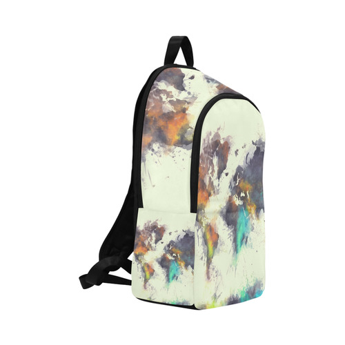 world map #world #map Fabric Backpack for Adult (Model 1659)