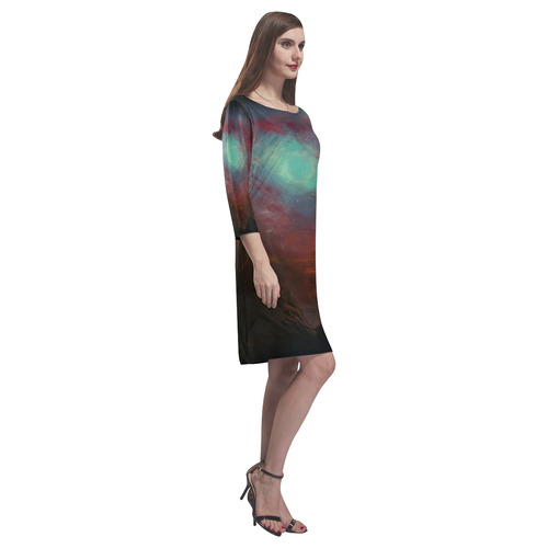 Spacious Sky Rhea Loose Round Neck Dress(Model D22)