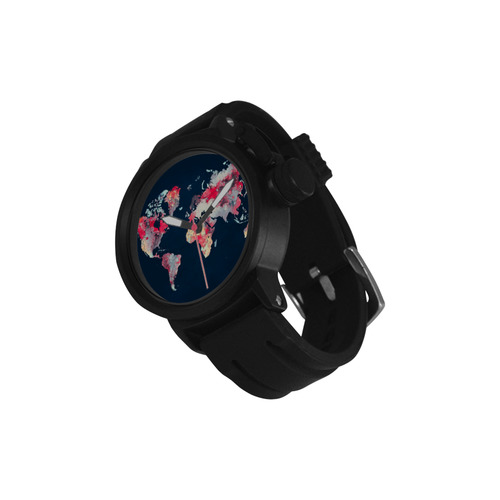 world map #world #map Men's Sports Watch(Model 309)