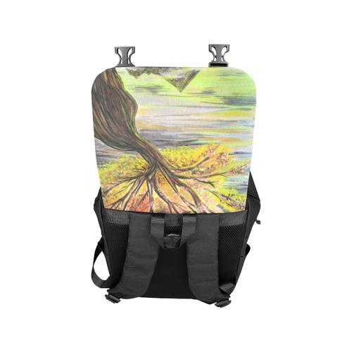 Overlooking Tree Casual Shoulders Backpack (Model 1623)