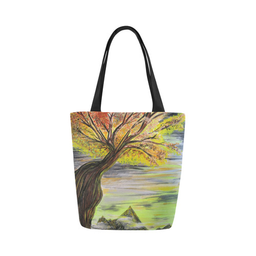 Overlooking Tree Canvas Tote Bag (Model 1657)