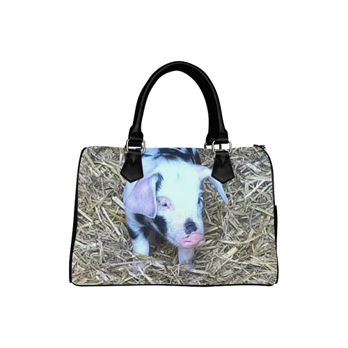 next cute piglet by JamColors Boston Handbag (Model 1621)