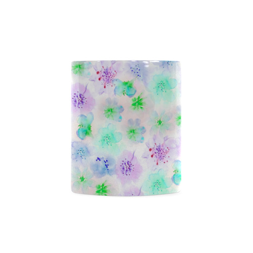 watercolor flowers 3 White Mug(11OZ)