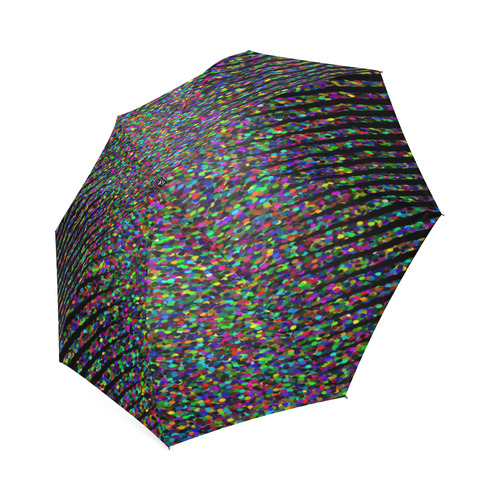 Rainbow Glitter Fantasy Foldable Umbrella (Model U01)