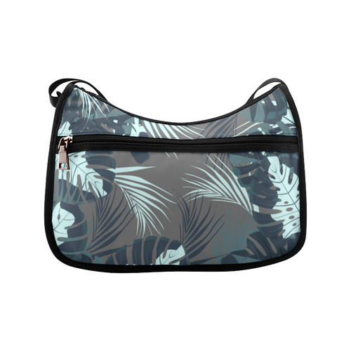 Tropical Monstera Leaves Jungle Pattern Crossbody Bags (Model 1616)