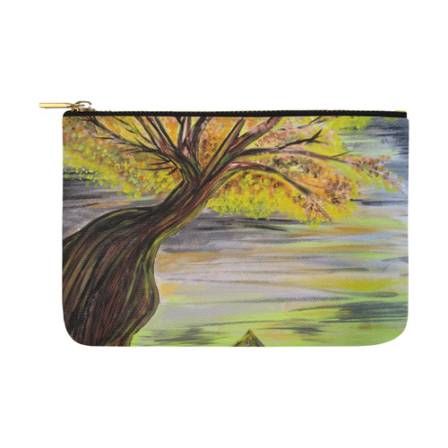 Overlooking Tree Carry-All Pouch 12.5''x8.5''