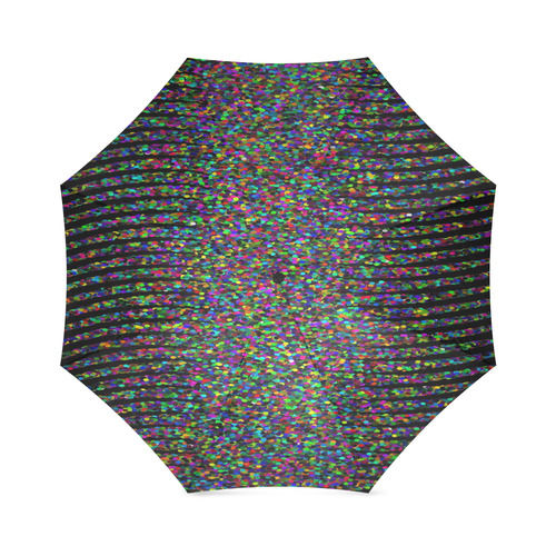 Rainbow Glitter Fantasy Foldable Umbrella (Model U01)