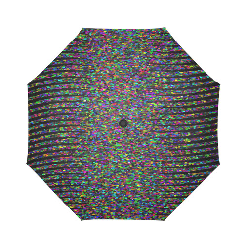 Rainbow Glitter Fantasy Auto-Foldable Umbrella (Model U04)