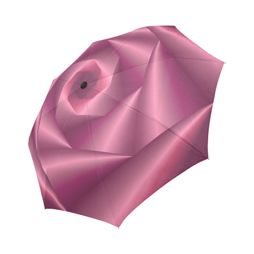 Geometric Rose Bright Pink Auto-Foldable Umbrella (Model U04)