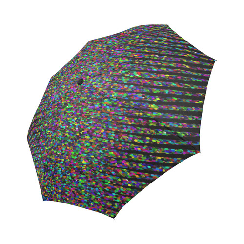 Rainbow Glitter Fantasy Auto-Foldable Umbrella (Model U04)